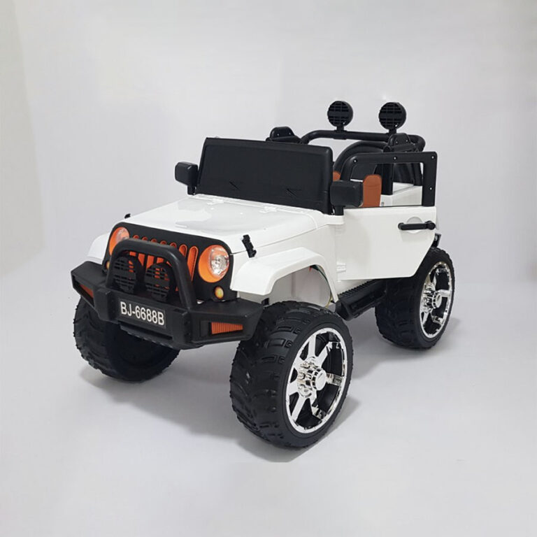 Jeep 4x4 beli džip na akumulator za decu