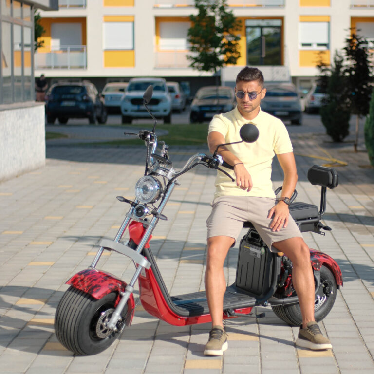 City Coco električni skuter u crvenoj boji