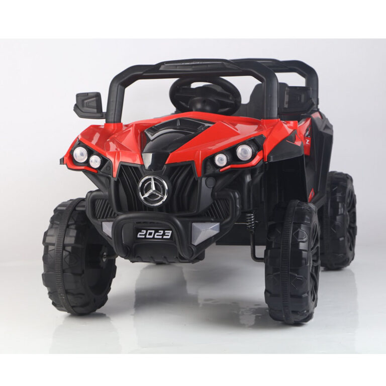 Terenac 2 crveni džip na akumulator za decu