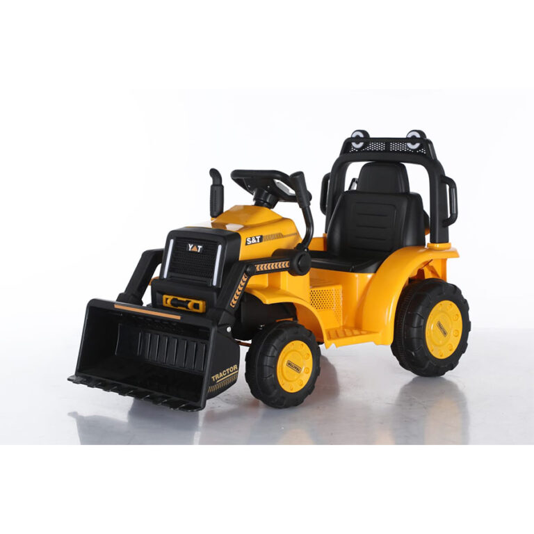 Dečiji bager sa kašikom 6V žuti bager na akumulator za decu