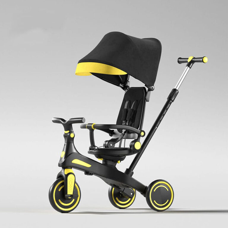 Tricikl model 1 i balans bicikl 9u1 - Crni - Tricikl za decu