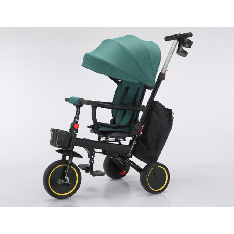 Sklopivi tricikl model 3 u mint boji za decu