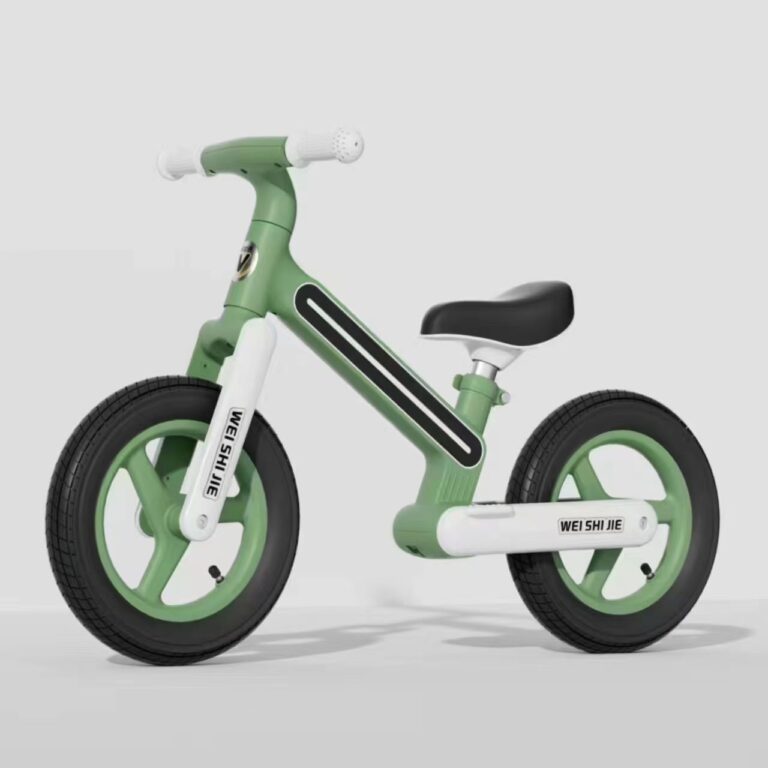 Balans bicikl model 3 u zelenoj boji za decu