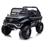 Mercedes Unimog 4x4 crni licencirani auto na akumulator za decu