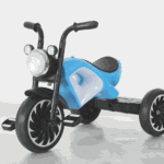 Dečiji tricikl – Moto dizajn sa svetlom plavi
