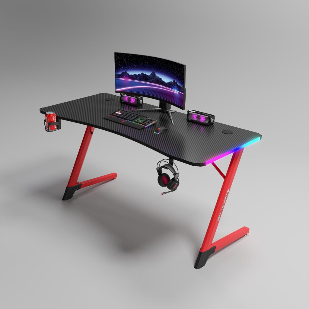Gejmerski sto model 5 - Crveno Crni